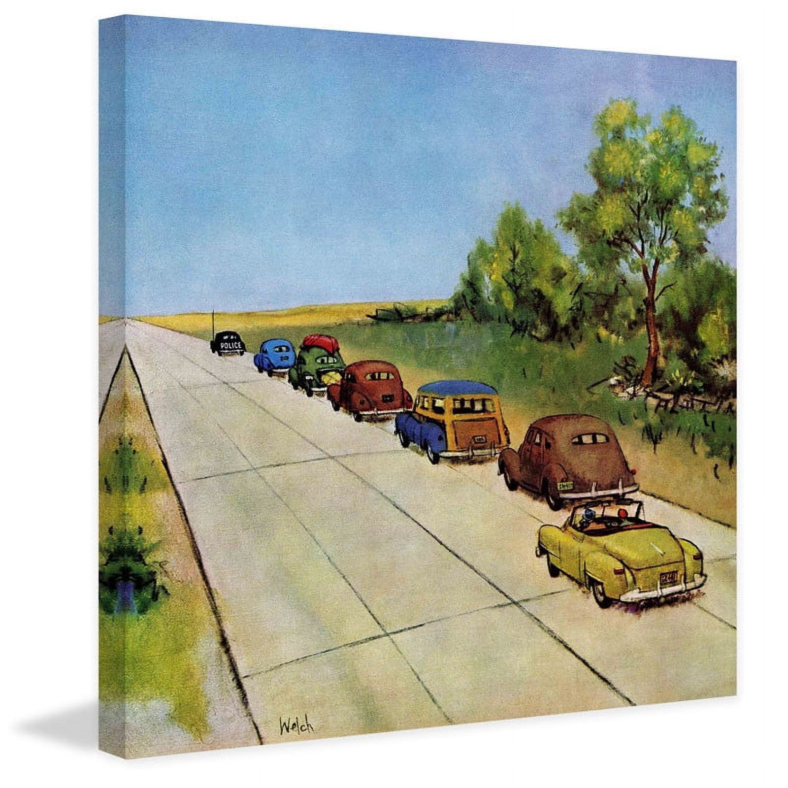 Marmont Hill "Checkpoint" Painting Print on Canvas