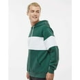 thumbnail image 2 of MV Sport Mens Classic Fleece Colorblocked Hooded Sweatshirt, 2 of 5