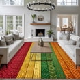 thumbnail image 3 of Black History Month Large Area Rugs 5x8 ft Retro Colorful Grain Washable Rug Non Slip Indoor Carpet Absorbent Floor Mat for Living Room Bedroom Dining Room, 3 of 9