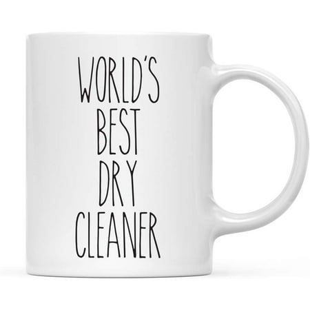 

Farmhouse Rustic Kitchen Decor 11oz. Ceramic Coffee Tea Mug Thank You Gift World s Best Dry Cleaner 1-Pack Birthday Christmas Gift Ideas Coworker Him Her