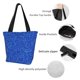 thumbnail image 4 of Balery Blue Circles Mosaic Bolsa de Hombro con Diseño, Bolsa Grande y Duradera, Bolsa Versátil para Compras, 4 of 6