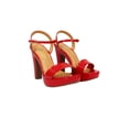 thumbnail image 2 of VIZZANO 6292200 Zapatilla de charol tacón alto dama rojo 22, 2 of 5