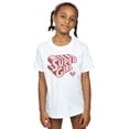 thumbnail image 2 of DC Comics T-Shirt en Coton Rétro à Logo Supergirl pour Filles, 2 of 3