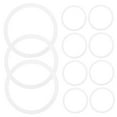 thumbnail image 5 of WEUVEB White Silicone Seals for Glass Jars Durable and Reusable 20Pcs, 5 of 8