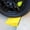 Yellow, variant on Heavy‑duty Car Slope Pad, Rubber Curb Ramp for Low Cars and Wheelchairs, UV-Protective Portable Lightweight Set for Garage and Driveway.