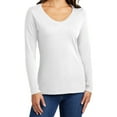 thumbnail image 3 of Mafoose Womens Long Sleeve Fan Favorite T-Shirt White 3X-Large, 3 of 9