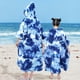 thumbnail image 4 of Bath Toall Swim Beach Poncho Microfibra Maneta Playa Sports Multifuncional Tela Seca Con Bolsillos Grandes para Buceadores Nadadores Surfistas, 4 of 9