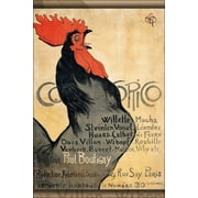 24x36 Gallery Poster, Theophile Alexandre Steinlen - Cocorico 1899