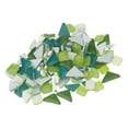 thumbnail image 1 of kurtrusly Beautiful Mosaic Tiles Assorted Craft Glass Pieces Stones Artistic Green 1-2cm 1Set, 1 of 6