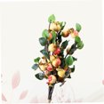 thumbnail image 7 of LEORX 2Pcs Plastic Berries Multi Color Faux Fruit Branches Home Decoration for Christmas DIY Enthusiasts, 7 of 7
