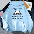 thumbnail image 2 of Puliio Womens Hoodies Cute Panda Print Long Sleeve Ladies' Hooded Pullovers Fashion Casual Warm Top Jacket With Pockets, 2 of 3
