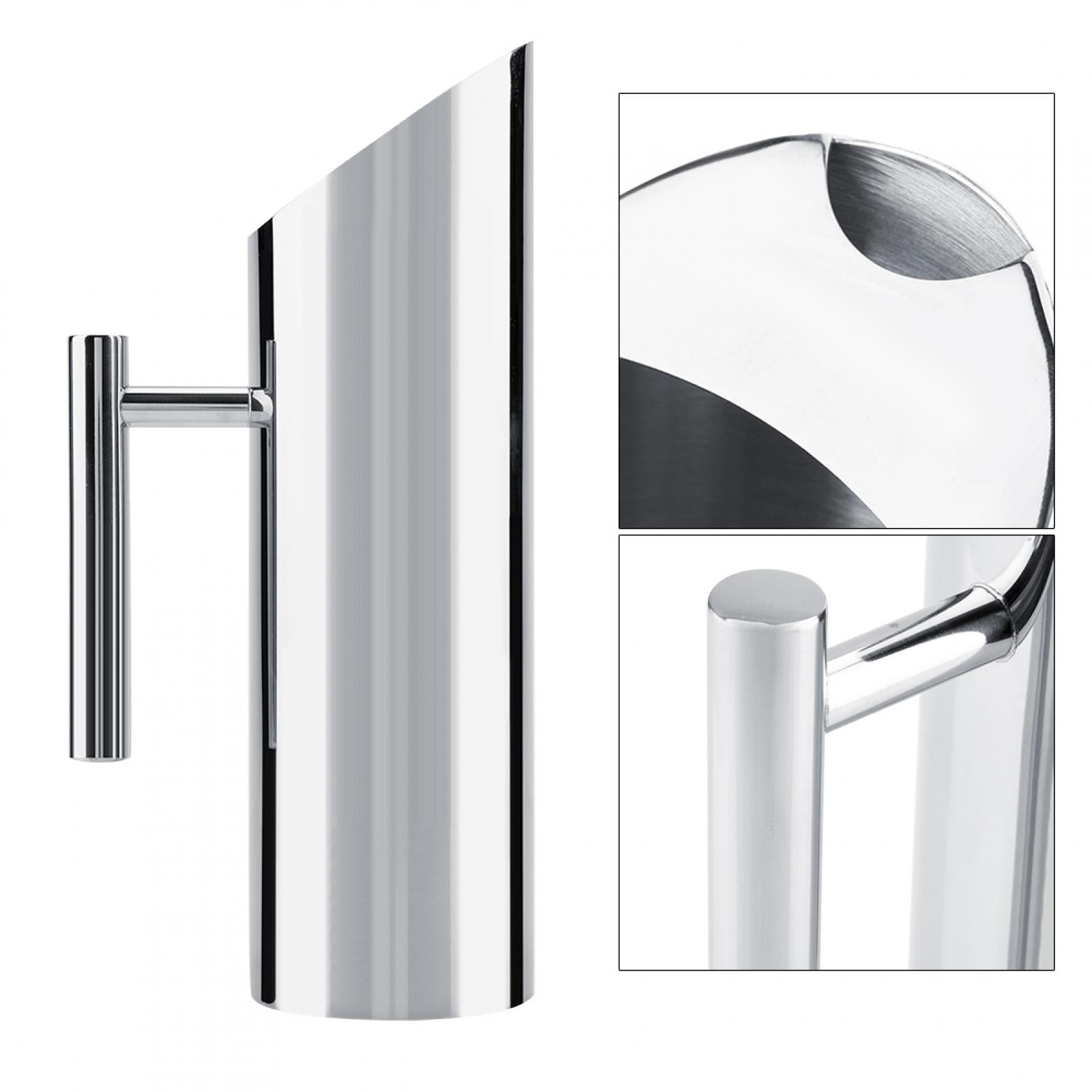 1.5L 304 Stainless Steel Water Pitcher for Water Coffee Tea and Camping,Sliver