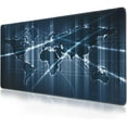 thumbnail image 1 of World Map Mouse Pad (31.5x11.8 in) Extended Gaming Mousepad Non-Slip Rubber Base Desk mat for Desktop with Stitched Edges Computer mat for Desk XL, 1 of 5
