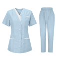 thumbnail image 2 of Scrubs Medical Uniform Women Scrubs Set Medical Scrubs Top and Pants Women Set Comfortable With Pockets Work Clothing Set, 2 of 4