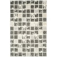 thumbnail image 2 of SAFAVIEH Bella Kalina Checkered Abstract Wool Area Rug, Dark Grey/Ivory, 6' x 9', 2 of 8