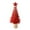 Red, variant on Blueek small Tabletop Christmas Trees, Mini Table Pine Trees with Wooden Base, Artificial Desktop Christmas Trees for Holiday Home Party desk Decorations
