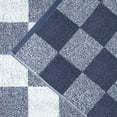 thumbnail image 6 of Mainstays Performance Checkered Bath Towel, 54" x 30", Indigo, 6 of 9