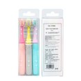 thumbnail image 1 of 3pcs Cute Candy Color Tooth Brushes Baby Kids Toothbrush Soft Fine Bristles Teeth Brush Children Oral Care Cleaning Tool, 1 of 5