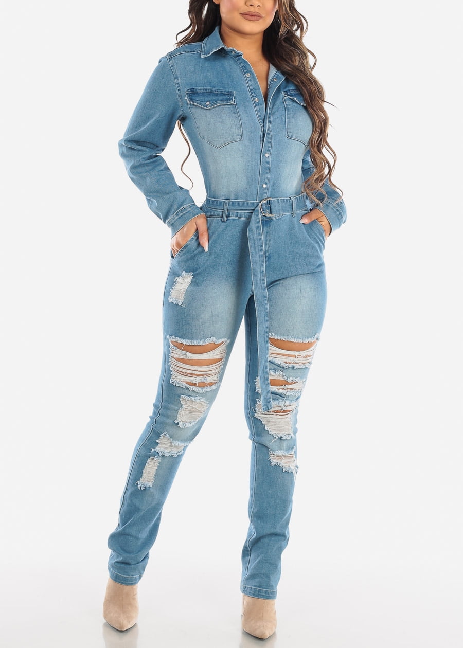 long sleeve jean jumper