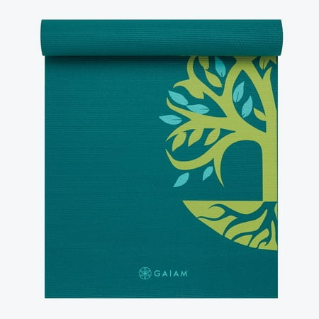 Gaiam Print Yoga Mat Root To Rise 3mm Walmart Com