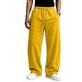 thumbnail image 6 of Evdexr Men's Sweatpants Straight Leg Baggy Sweats 2026 Workout Lounge Wide Leg Trousers Drawstring Breathable Loose Fit Athletic Pants with Pockets 3XL, 6 of 7
