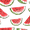 Watermelon Pattern, variant on Yayeee Doormat for Indoor Entrance 32" x 20" Non Slippery Floor Rug, Pink Seashell