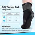 thumbnail image 5 of Reusable Gel Cold Therapy Sock For Hot & Cold Therapy, Ankle Foot Ice Pack Wrap For Injuries, Instant Pain Relief For Achilles Tendonitis, Plantar, 5 of 5