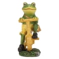 thumbnail image 4 of Pequeño adorno de rana estatuilla de rana verde de resina de flexibilidad multifuncional para decoración de paisajes ANGGREK Otros, 4 of 8