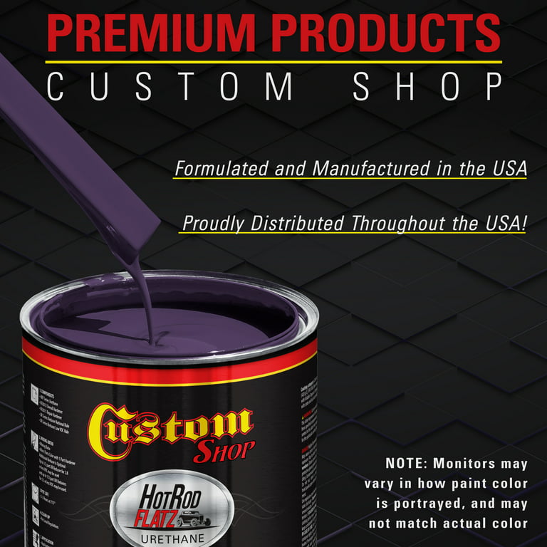 Restoration Shop - Majestic Purple Acrylic Urethane Auto Paint - Complete  Gallon Paint Kit - Professional Single Stage High Gloss Automotive, Car