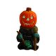 thumbnail image 1 of Halloween LED Light Pumpkins Knight Desk Ornaments Decorative Glowing Small Pumpkin Head Ghost Resin Garden Decoration, 1 of 2