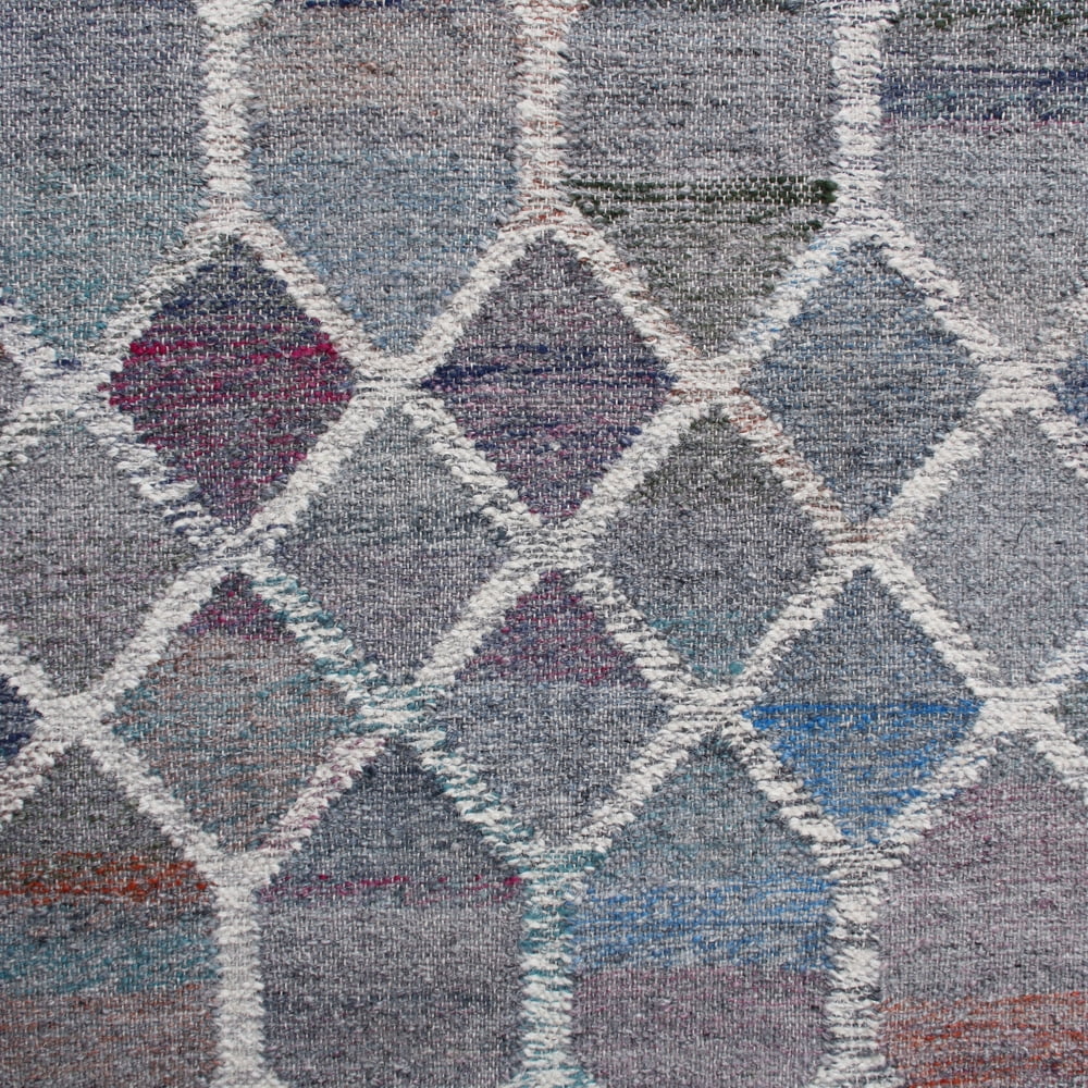 Ox Bay Finley Modern, Bohemian Geometric Hand-Made Area Rug, 6' x 9'