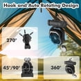 thumbnail image 6 of 3-in-1 Camping Fan with LED Light & SOS – Ultimate Outdoor Gear, 6 of 9