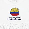 thumbnail image 4 of Inktastic I'm So Cute, I Must Be Colombian Sunflower Girls Baby Dress, 4 of 5