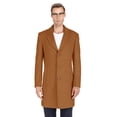 thumbnail image 4 of Men's Tailored Wool Blend Notch Collar Wool Blend Walker Car Coat Jacket, 4 of 5