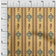 thumbnail image 1 of oneOone Viscose Jersey Fabric Swirl & Paisley Ikat Decor Fabric Printed BTY 60 Inch Wide, 1 of 1