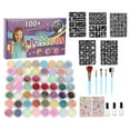 thumbnail image 2 of Temporary  Glitter Kits, 6 Color Luminous Powder Reusable Make Up Glitter Kits Waterproof  for Party for Kids, 2 of 8
