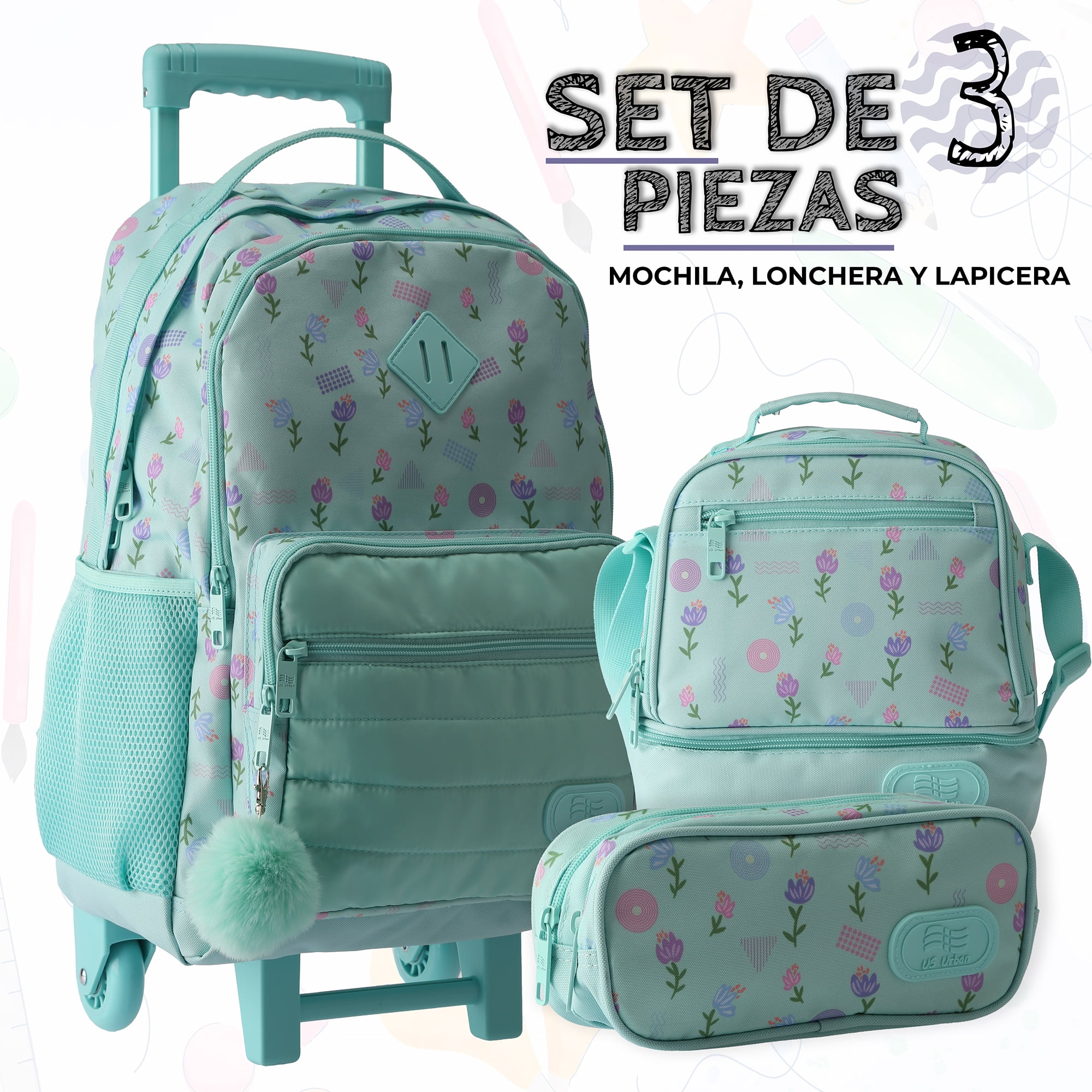 Mochila Infantil Mochila Frozen Toy Planet Estuche Triple Frozen