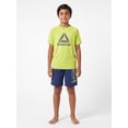 thumbnail image 3 of Reebok Boys Short Sleeve Rashguard with UPF 50+ Protection, Sizes 4-18, 3 of 5