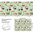 thumbnail image 4 of UniVerse Kawaii Cat Wrapping Paper - Cute Sushi Cat - Japanese Gift Wrap for holiday birthday Pet Lovers - 20 X 28 Inches Per Sheet （6 Sheets), 4 of 14