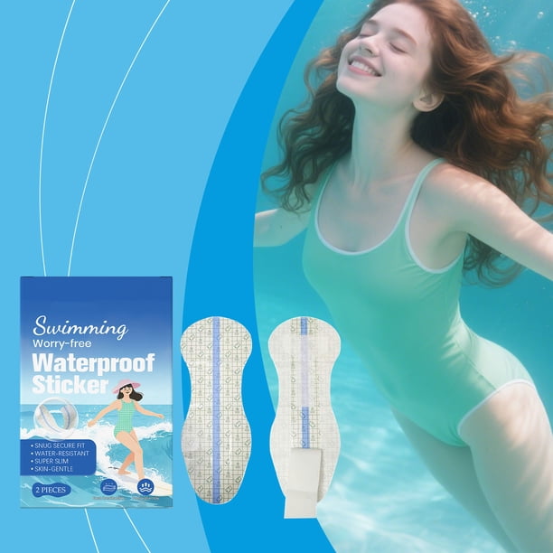 Cuidado personal, compresas, toallas sanitarias, pegatinas impermeables para natación para mujer, impermeables, transpirables, cómodas, se mantienen secas, higiénicas y fáciles de llevar.