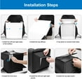 thumbnail image 2 of ‌B-Qtech 16"x16" Foldable LED Light Box, Portable Desktop Photo Studio Kit with 4 PVC Backdrops for Product Photography, 2 of 10