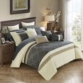 thumbnail image 2 of Chic Home CS2826 Camilia Comforter Set - Queen Size, Beige - 16 Piece, 2 of 5