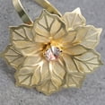 thumbnail image 6 of CTIRCHIU 6Pcs Flower Design Napkin Ring in Golden Alloy for Comfortable Touch Table Decoration, 6 of 6