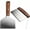 Dough Cutter + Griddle Scraper, variant on Multipurpose Bench Scraper Kitchen Utensil for Flat Top Griddle, Dough Scraper Cutter for Bread and Pizza Cutter - Stainless Steel Metal Griddle Scraper Chopper