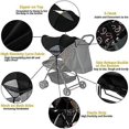 thumbnail image 5 of Universal stroller sunshade Anti-UV UPF50+ Hood Adjustable stroller hood Windproof Protection Sunshade UV protection for Stroller Carrier Stroller Bas, 5 of 5