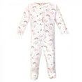 thumbnail image 4 of Luvable Friends Baby Girl Sleep and Play, Bodysuit and Bib, Unicorn, 0-3 Months, 4 of 4