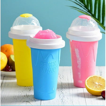 

JLLOM Slushie Maker Cup Quick-Frozen Smoothies Homemade Milkshake Bottle Fast Cooling