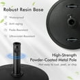 thumbnail image 6 of Gymax Patio 51 lbs 20.5'' Round Resin Umbrella Base w/ Wheels Handles Table Market Stand, 6 of 10
