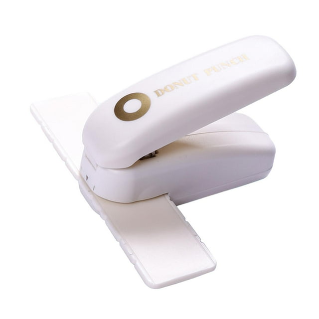 Perforadora, Perforadora de refuerzo para agujeros de papel de hojas sueltas, Herramienta perforadora de agujeros para carpetas redondas, Perforadora