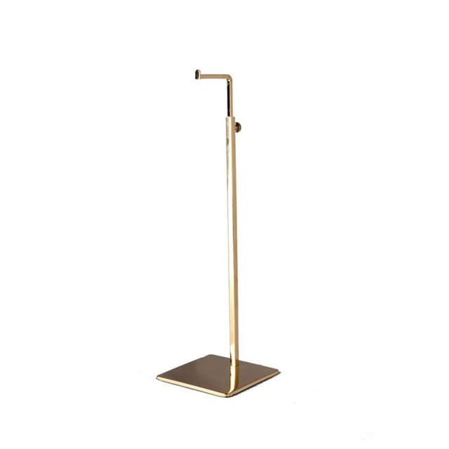tredstone Stainless Steel Handbag Display Rack Adjustable Single Gold